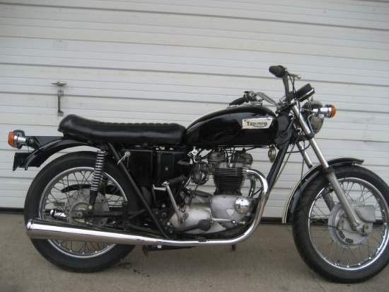 1971 Triumph 650 TR6R Tiger Motorcycle