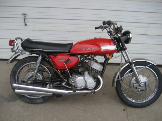 1970 Kawasaki H1 500 Triple Motorcycle