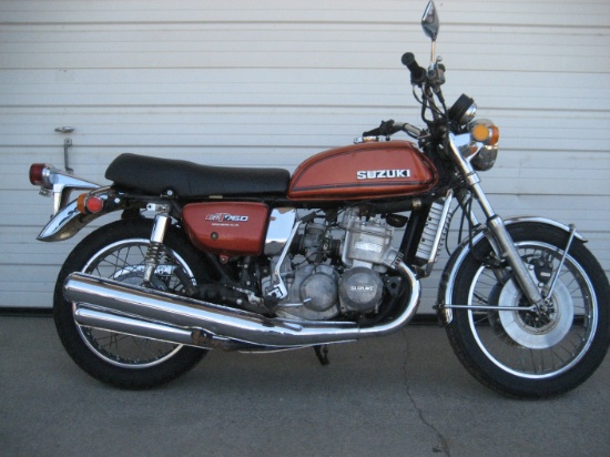 1974 Suzuki GT750 Water Buffalo Motorcycle