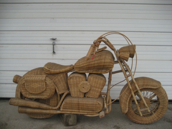 Crazy Wicker Replica Motorcycle