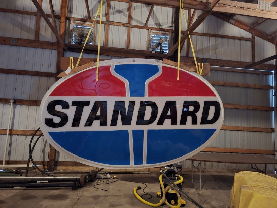 Large Plastic Standard Sign