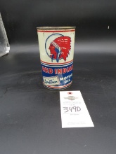 Indian Head rubber lubricant can (empty) | Proxibid