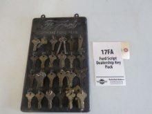 Ford Script Dealership Key Pack