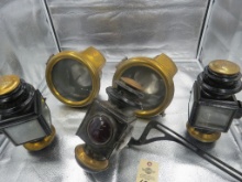 5 Piece set of headlights, Sidelights, and Tail Lamp