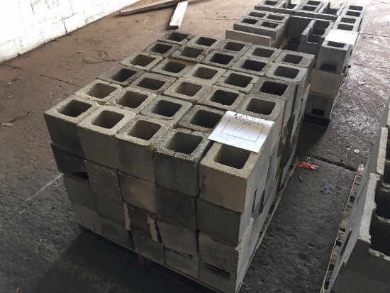 Pallet of Cinder Blocks