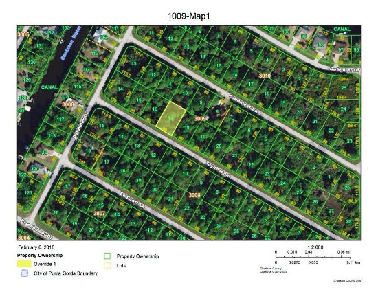 12278 Toynbee Lane, Pt Charlotte, FL; 80'x125' Vacant Residential Lot
