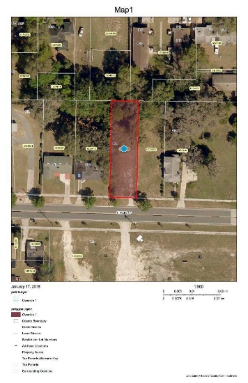 1118 Main St, Leesburg, FL: 50'x200' vacant residential lot