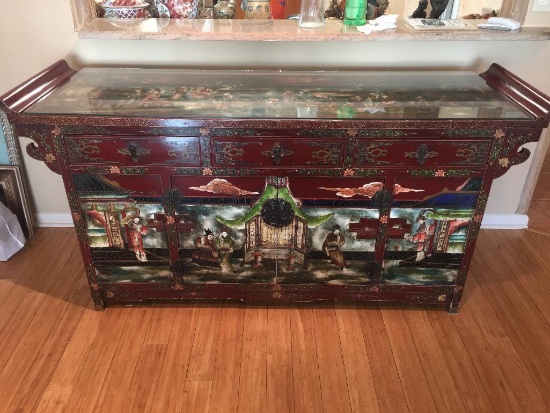 Chinese Hand Painted Buffet