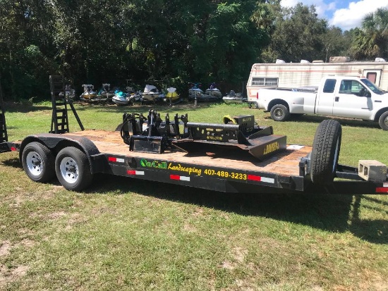 2015 Baggetts Trailer Connection Trailer, VIN # 5WPB1FG28FP002633