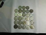 28 Franklin Half Dollars