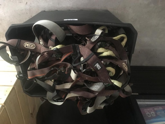 Bin of Child Safety Harnesses
