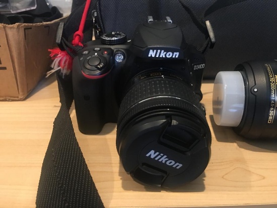 Nikon D3400 Digital Camera w/ Extra Nikon Lens