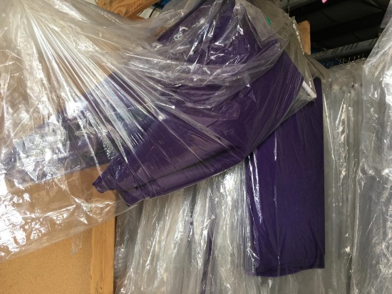 Purple 90" Round Cotton /Poly blend Table Cloths