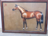 ANESI, CARLOS (Argentina, 1965) ?Cavalo Castanho? Oil on canvas