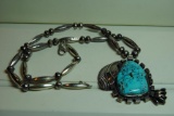 Turquoise pendant.