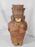 Pre Colombian Ceramic Sculpture CULTURE: Mochica, North Coast, Peru TITLE: Royal Prisoner