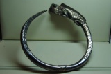 Iguana bangle necklace.