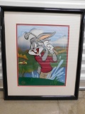 Framed Bugs Bunny Playing Golf 22