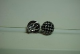 Black and White Diamond earrings.