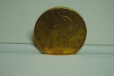 Gold Twenty Dollar U.S. Coin.