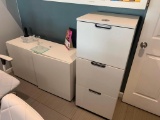 LARGE 3 DRAWER WHITE FILING CABINET