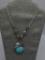 Elephant & Turquoise Necklace (24
