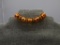 Orange Bead Magnetic Bracelet
