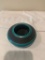 Miscellaneous turquoise and black colored vase, 3