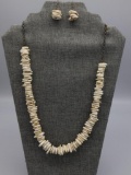 Puka bead necklace (24