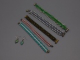 5 Misc. Beaded Bracelets (Handmade)