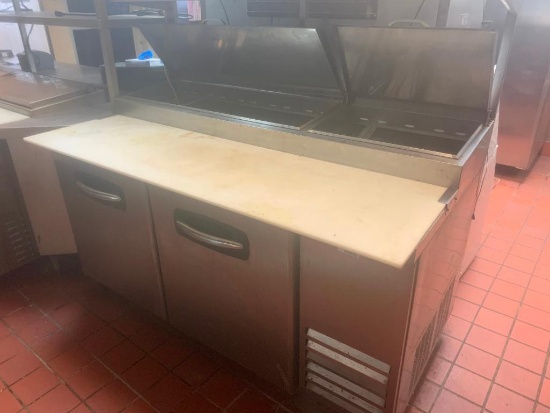 2 door undercounter ss prep station model PT67