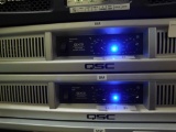 QSC GX3 and GX5 power amplifiers