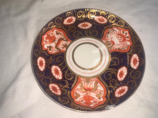 Floral Plate w/ small chip 5" in diameter