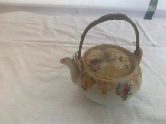 Floral Miniature Tea Pot