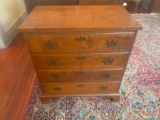 4 Drawer Wood Chest