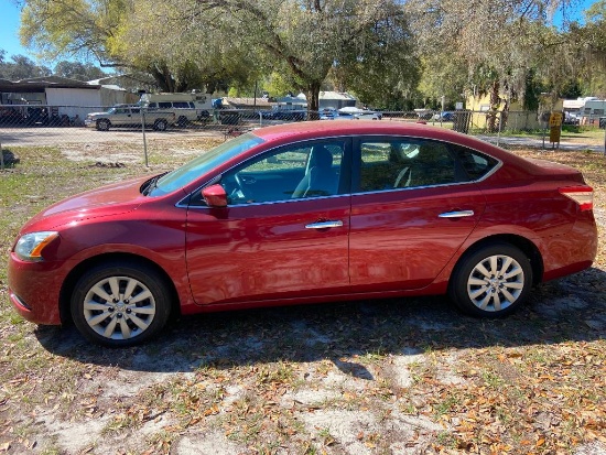 2015 Nissan Sentra Passenger Car, VIN # 3N1AB7AP1FL641675