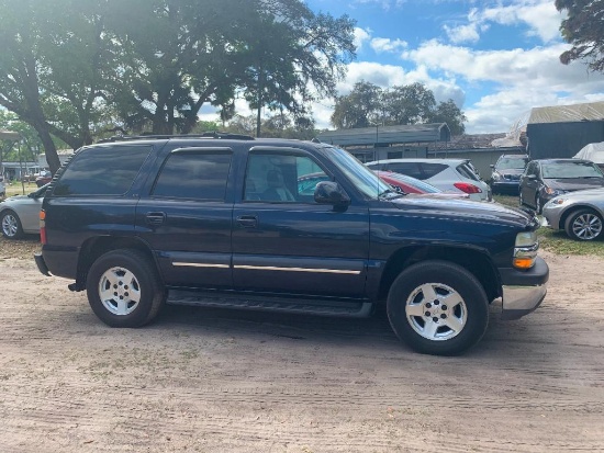 2004 Chevrolet Tahoe Multipurpose Vehicle (MPV), VIN # 1GNEC13ZX4R146752