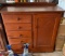 Wooden dresser (jacks not included)