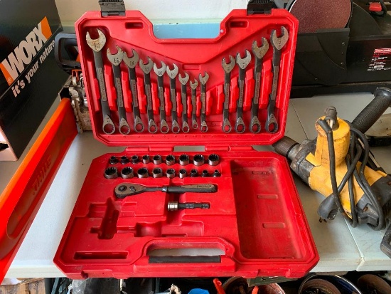 Misc. lot of Craftsman tools, Dewalt Hammer Drill, Porter Cable staple gun