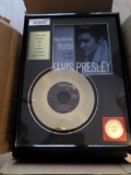 Elvis Presley - Heartbreak Hotel 24K Gold Plated Record with Certificate of Authenticity