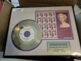 Marilyn Monroe - Diamonds Are a Girl's Best Friend 24K Gold Plated Record w/Cert. of Authenticity