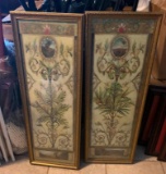 Set of 2 pictures and frames, 38