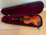 Violin no strings or bow with hard case