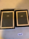 2 Sterling Silver photo frames 8x10 and 5x7