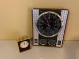 2 clocks airfield wall clock and mantle clock