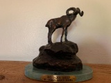 Bronze Big horn sheep by Marion Russell