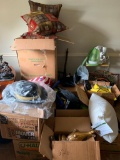 Misc lot of household items and linens