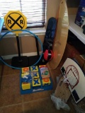 Lot of outdoor toys