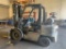 Nissan Forklift - 6600 lb capacity, 3 Stage Propane with Side to side - 3732 Hours