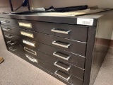 5 Drawer flat file (Black)